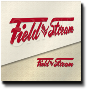Field and Stream Travel Trailer Decal